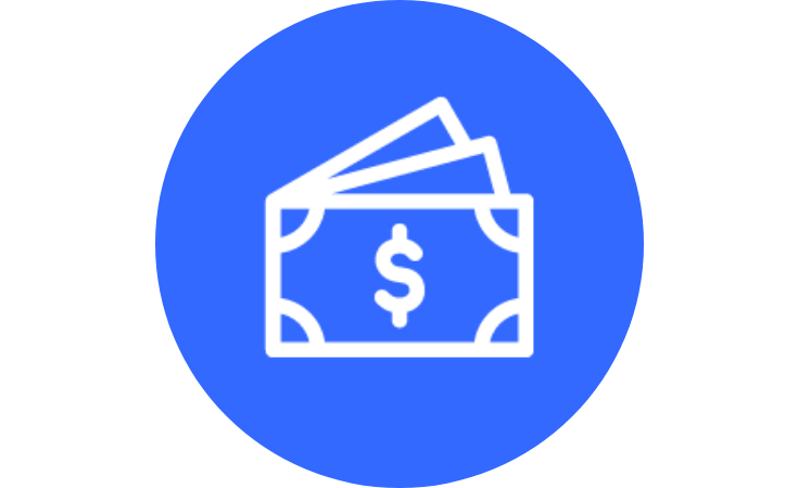 icon of dollar bills